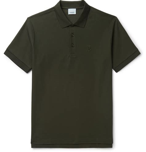 burberry slim fit polo